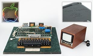 458711美元！一臺(tái)全功能蘋果Apple-1電腦被成功拍下